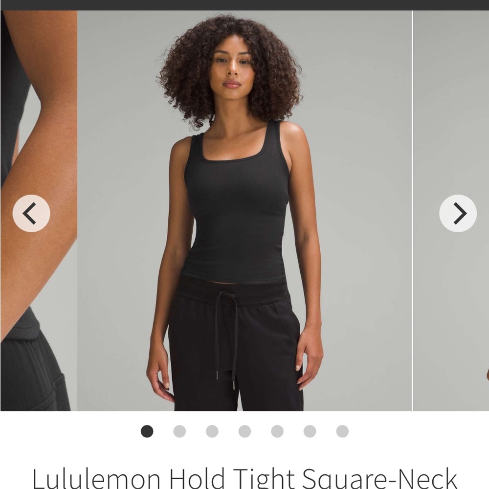 Lululemon Athletica Hold Tight Square-Neck Tank Top